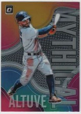 2019 Donruss Optic Baseball Mythical Holo Prizm #6 Jose Altuve Astros 