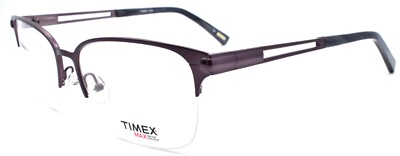 Timex L069 Men's Eyeglasses Frames Half-rim 56-17-145 Gunmetal