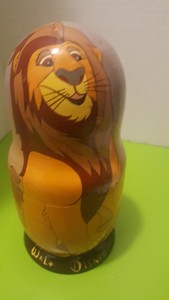 lion king nesting dolls