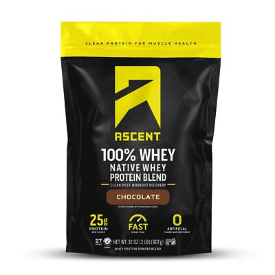 Native Whey Protein Powder Isolate 2 LB Post Workout Muscle Recovery Mix