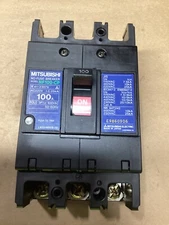 MITSUBISHI NF100-CP NO-FUSE BREAKER 100A 50-60HZ 3 POLE 600V #100A67PR2