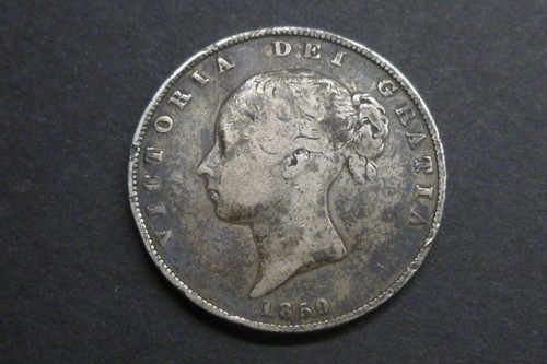 Victoria Young Head Silver Halfcrowns Selected by date 1842-1887 See Menu - Picture 16 of 48