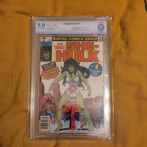 Savage She-Hulk  #1  CBCS   9.0  VFNM    2/80  Newsstand Edition  1st 