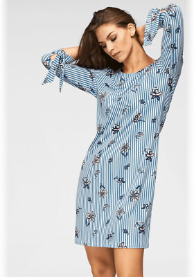 Vivance Jerseykleid, blau-weiß. NEU!!! SALE%%%