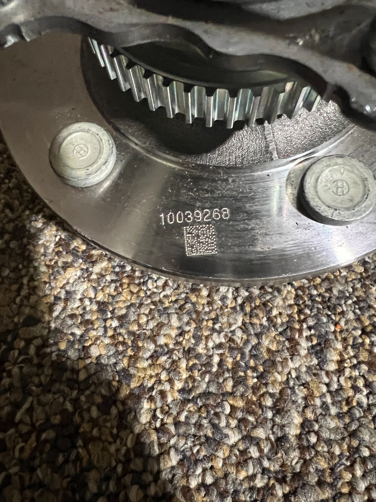 289AX730F7N/9 10039268 AXLE ASSEMBLY SPINDLE SHAFT WHEEL BEARING 