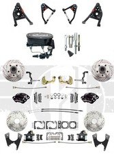 1967 Camaro Wilwood Calipers Front Rear Manual Disc Brake Kit Tubular A Arms