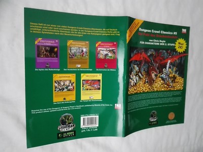DUNGEON CRAWL CLASSICS  5 DER PAKT DES DRACHENTEUFELS NEUWERTIG ERHALTEN