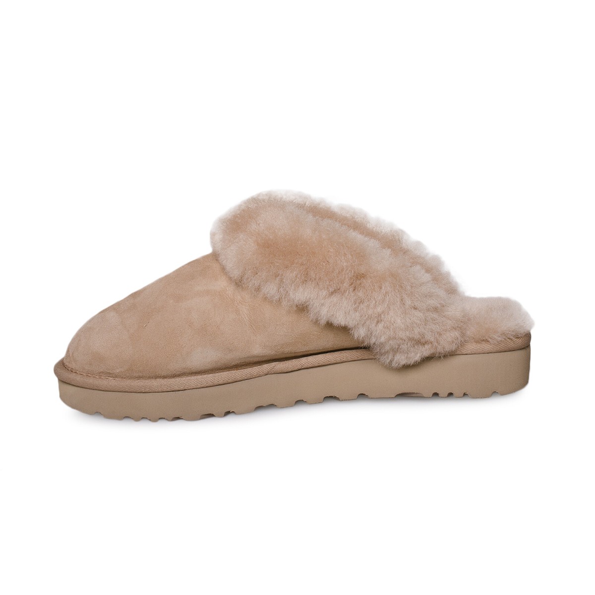未使用品　UGG CLASSIC SLIPPER 24サイズ ベージュ UGG CLASSIC SLIPPER II CHESTNUT SUEDE SHEARLING WOMEN'S