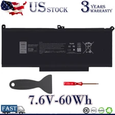 F3YGT Laptop Battery for Dell Latitude 14 7480 7490 12 7280 7290 13 7380 7390 US