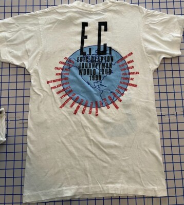 ERIC CLAPTON - E.C. JOURNEYMAN WORLD TOUR 1990 VINTAGE ROCK
