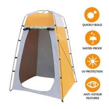 Pop Up Shower Tent Outdoor Camp Tent Privacy Shower Toilet Changing Hiking 190cm