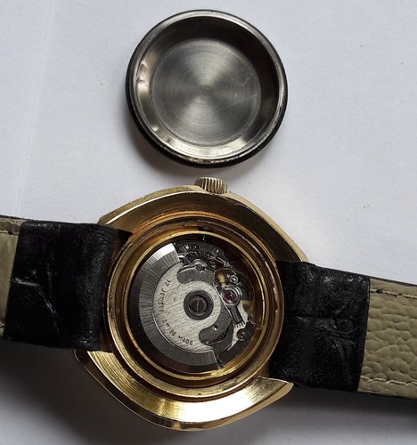 Reloj Pulsera Suizo Vintage Damas AERO NEUCHATEL AUTOMÁTICO Chapado en Oro de los años 70 - Imagen 11 de 12