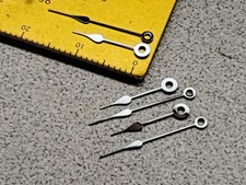 3 Sets Of Vintage NOS Black/Gray Spade Hr/Min Hands For Pocket Watches 120/110