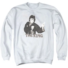 ELVIS PRESLEY FIGHTING KING Licensed Adult Pullover Crewneck Sweatshirt SM-3XL