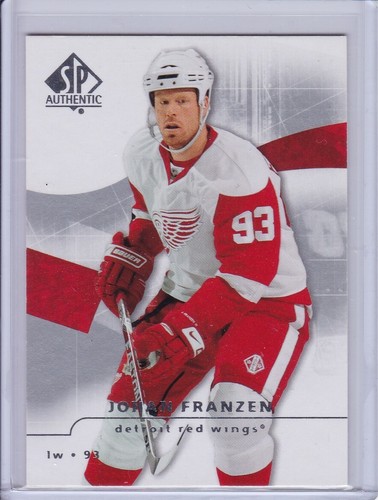 2008 SP Authentic Johan Franzen #57 card