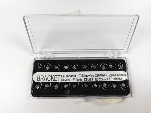 Dental Kieferorthopädische Metall Brackets Zahnspangen Haken Mini Roth 022 Nr/3/345 Hot Sales - Bild 4 von 7