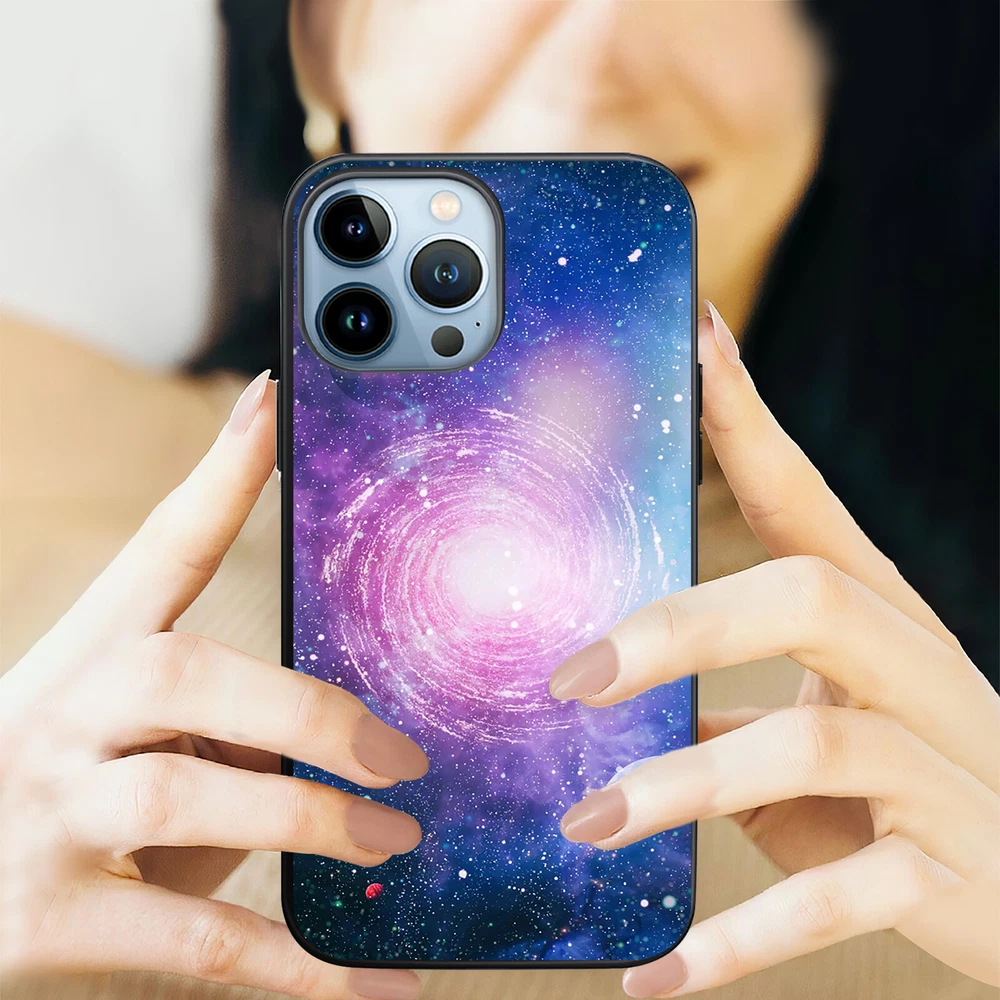 Phone Case Space Soft Silicone Cover For iPhone 11 12 Pro 13 14 Plus 15 Pro Max