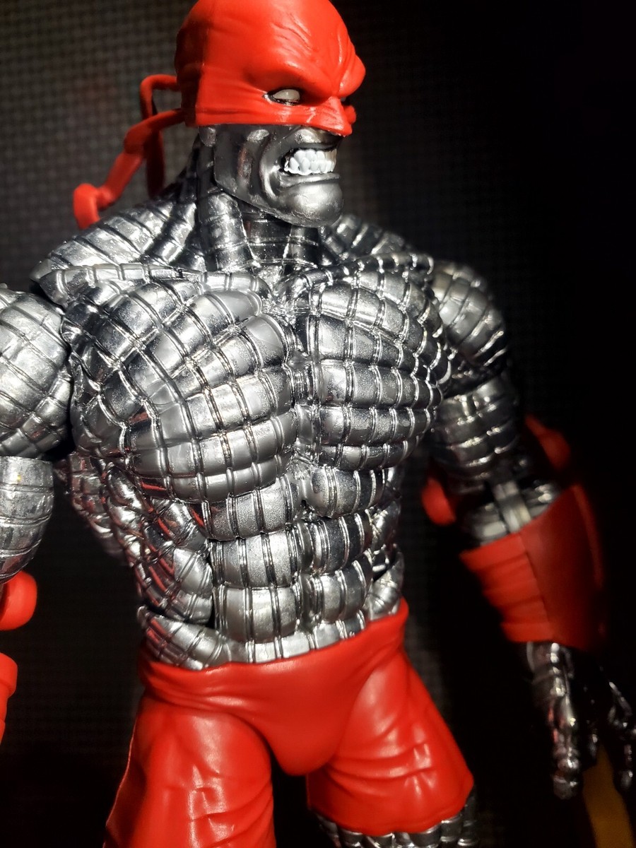 Custom Chrome AOA Colossus marvel legends figure BAF X-MEN