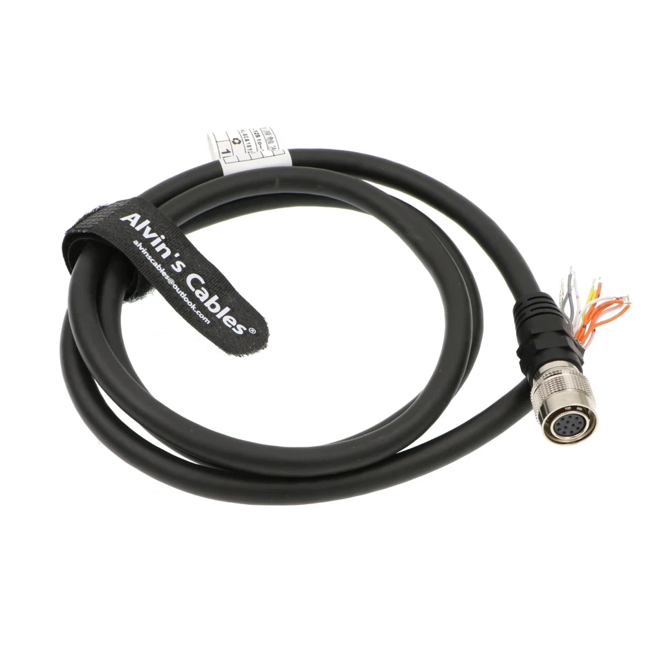 HR10A-10P-12S Hirose 12 Pin Female to Flyding lead Shield I/O Cable for Sony DXC - Image 3 of 4