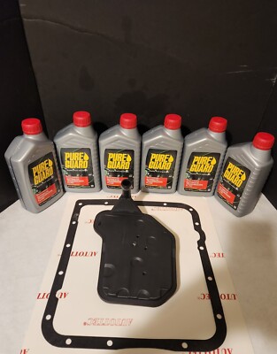 Filter,4L60E/65E Deep Pan  All Plastic, 97 up & ATF Fluid (Multi Purpose) (6QT)