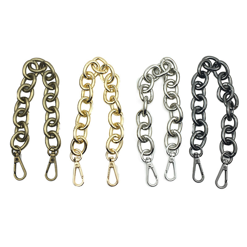 30CM Metal Chain Bag Strap Handbag O Handle Replacement Hardware DIY❥