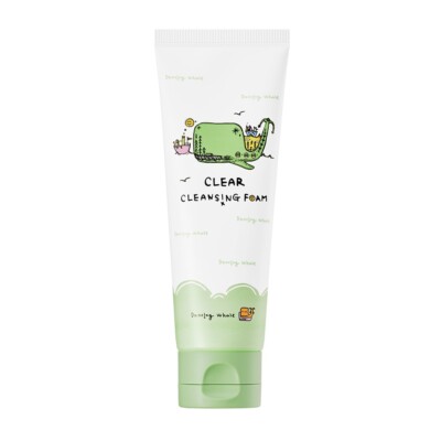 Dancing Whale - Clear Cleansing Foam (120 ml) - K-Beauty Skincare Cleansing Foam