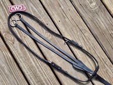 CWD Black Leather White Stitched Running Mart...