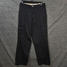 Dickies Unisex Black Work Pants Size 30 meas. 29x31 Y2K