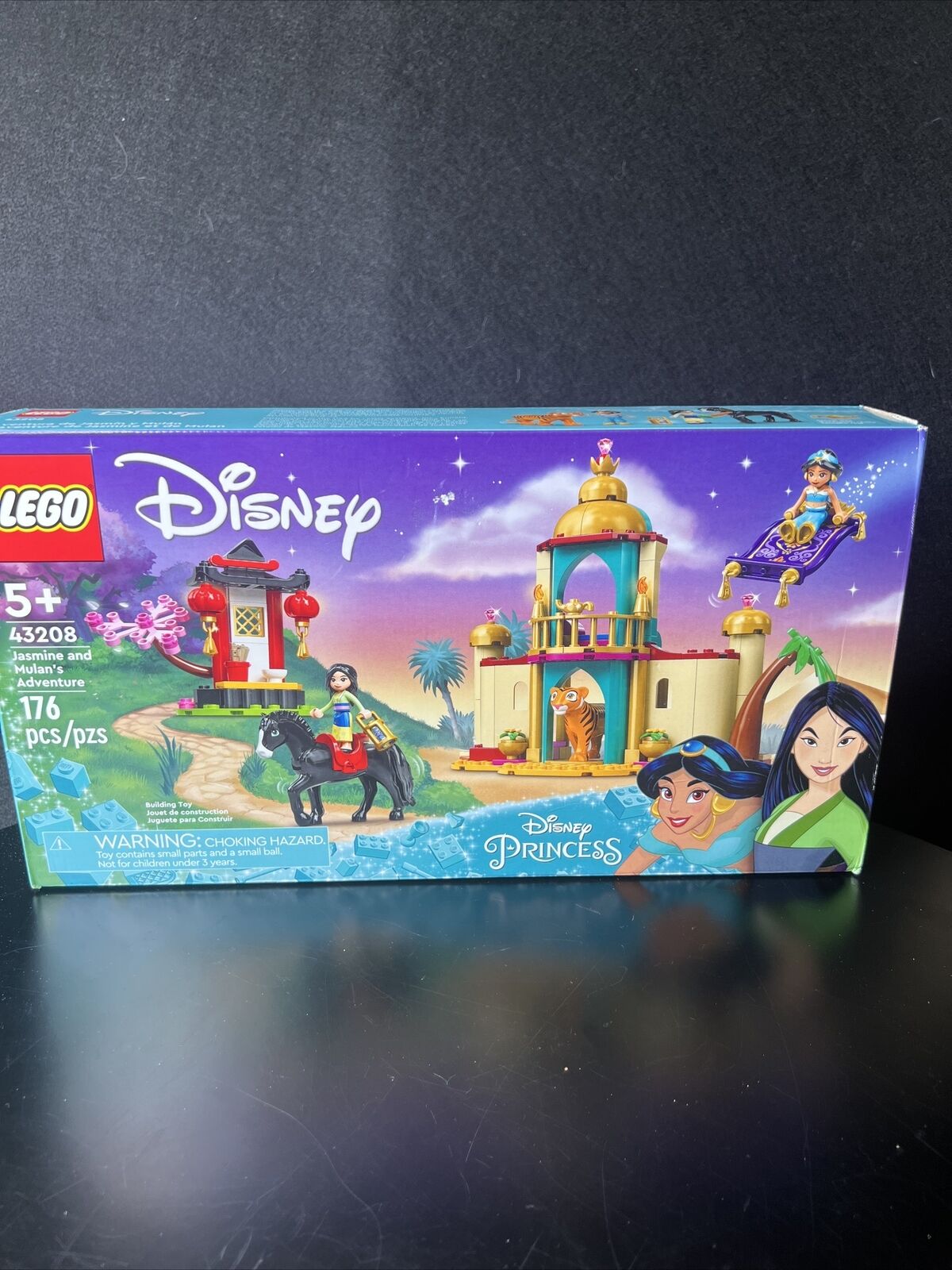 LEGO Disney Princess Jasmine and Mulan’s Adventure 43208 Building Toy 176 Pieces