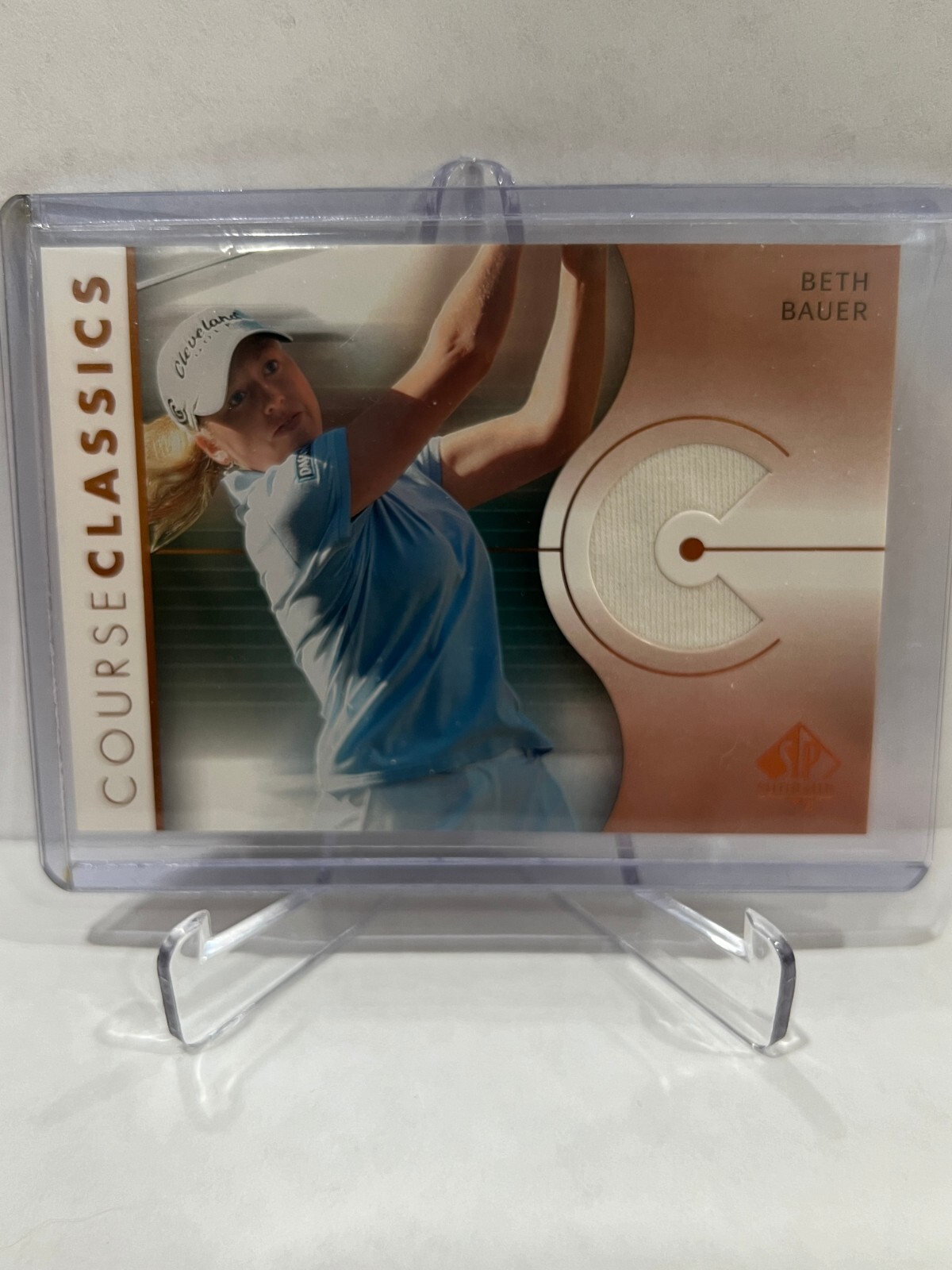 2003 SP Authentic Beth Bauer Course Classics Relic #CC-BB