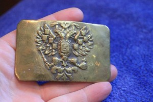 russian belt buckle