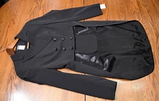 Grand Prix NEW tech washable shadbelly coat jacket black, CAN 12 USA 6, $810