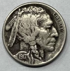1917s USA Buffalo Nickel, VF/XF Condition. C-873
