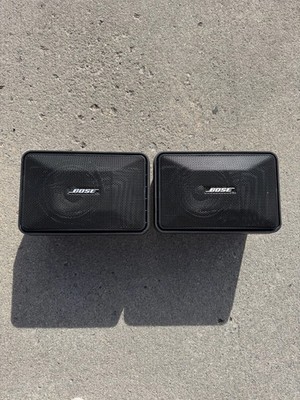 Bose Model 101 Music Monitor Speakers Pair 4 Ohm Black w/ Original Box