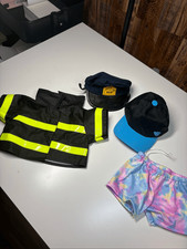 Build A Bear Outfit Set Safety Jacket Hat Cap Tie Dye Shorts