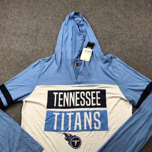 Tennessee Titans Shirt Hoodie Womens XL NFL Football Team Apparel Long Sleeve - Picture 4 of 11