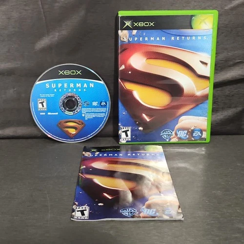 Superman Returns Microsoft Xbox Game Complete CIB T Teen EA Action 2006