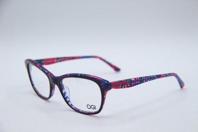 NEW OGI EVOLUTION 9328/2169 BLACK PINK BLUE AUTHENTIC FRAMES EYEGLASSES 54-17