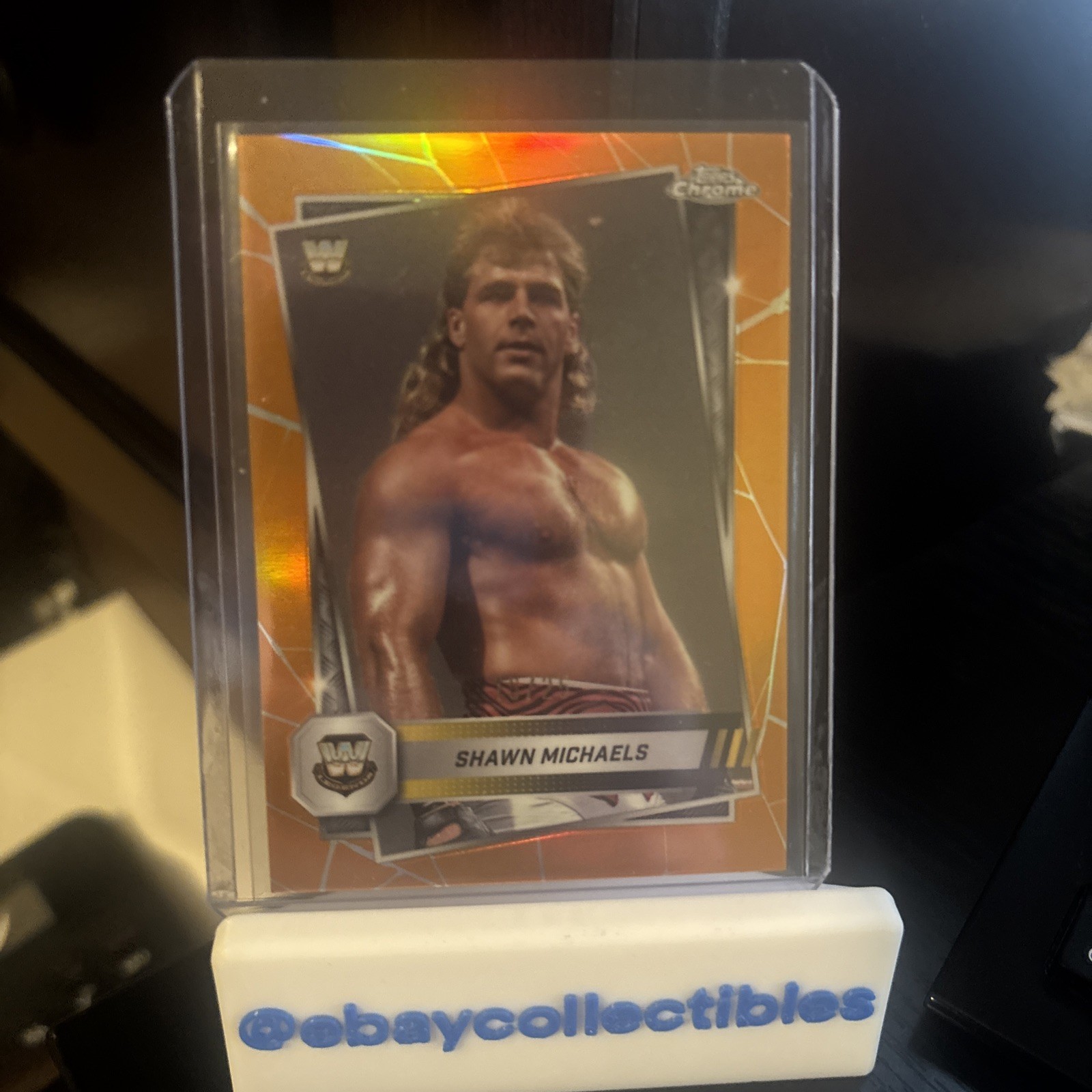 2025 Topps Chrome WWE - Shawn Michaels #188 Orange Refractor  /25