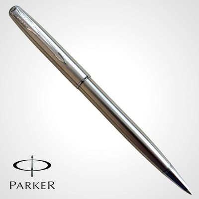 PARKER Sonnet Edelstahl CT Kugelschreiber Satin Chrom Vintage | NOS