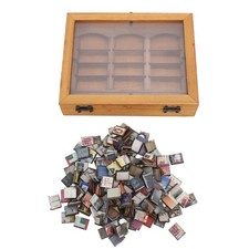 Miniature Book Display Case Cabinet Creative Ornament