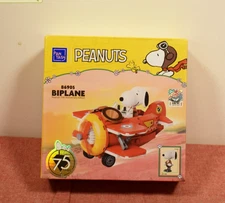 Pantasy Peanuts Snoopy Biplane Buildable Brick Block Set 86905