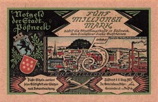 P&ouml;&szlig;neck - Stadt - 5 Millionen Mark