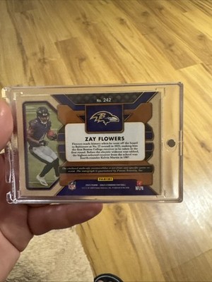 Zay Flowers Rookie Card 37/49 Baltimore Ravens Panini Score