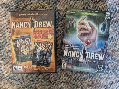 3 Nancy Drew Mystery Adventures DVD-ROM
