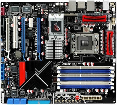 For   ROG Rampage II Extreme LGA1366 DDR3 Motherboard Tested #yi