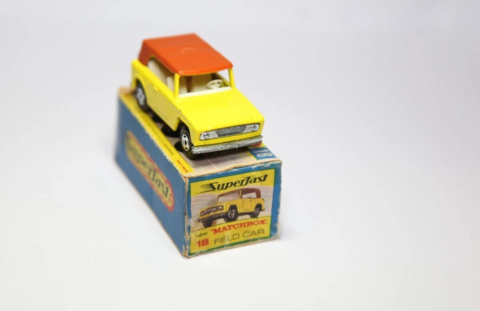 Matchbox Superfast No 18 Field Car In Original Box - Excellent Vintage Model - Image 4 of 4