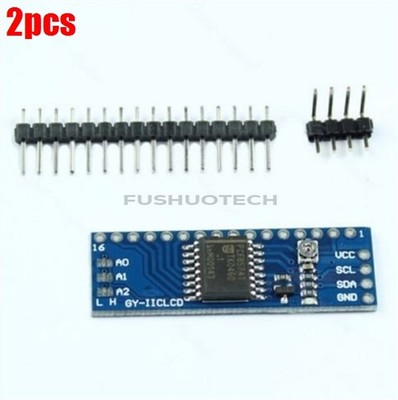 2Pcs For 1602 Serial Interface Board Module 5V IIC/I2C Lcd Display New Ic xl