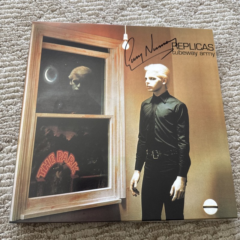 Gary Numan Tubeway Army Replicas Signed Vinyl LP Autograph Rare