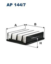 Filtre à air Cartouche filtrante AP 144/7 FILTRON pour TOYOTA LAND CRUISER PRADO